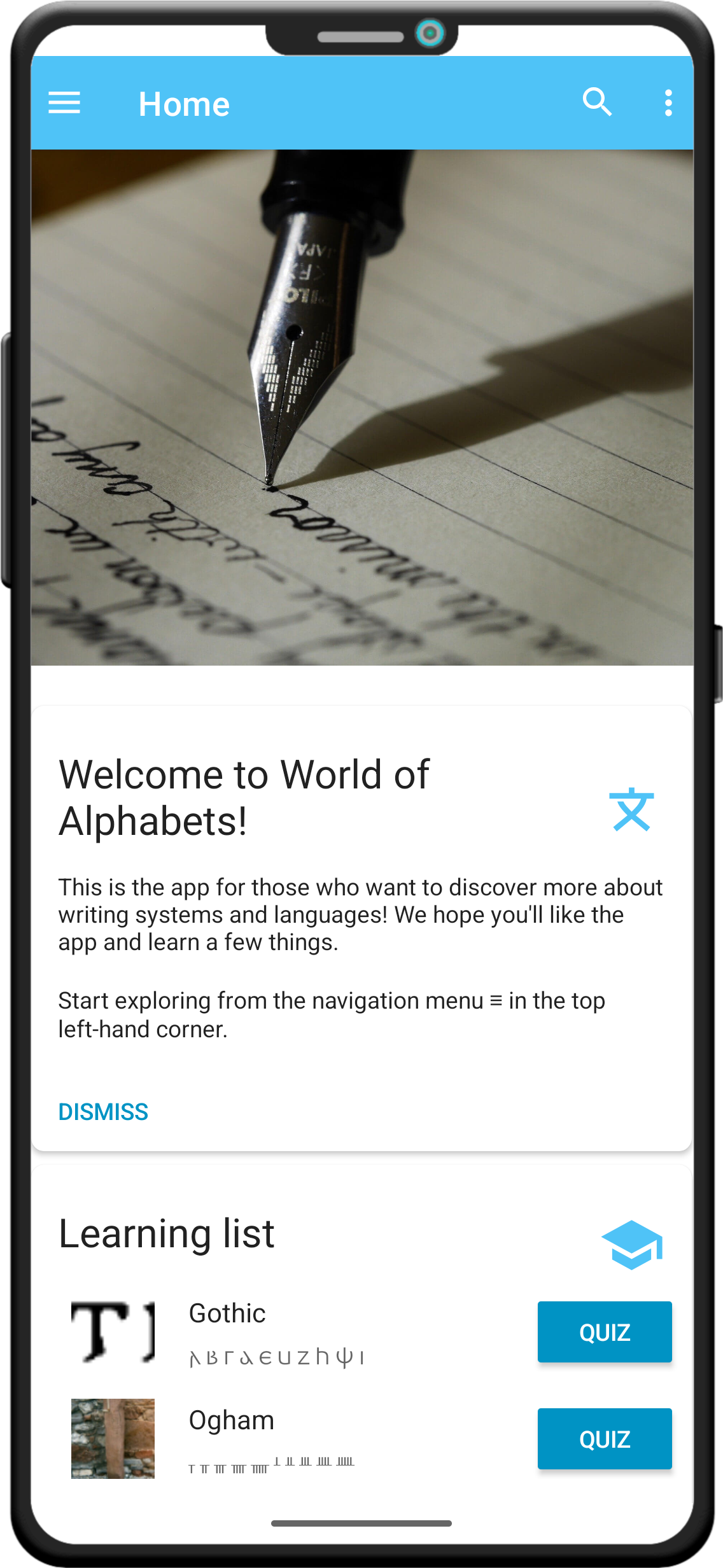World of Alphabets app screenshot