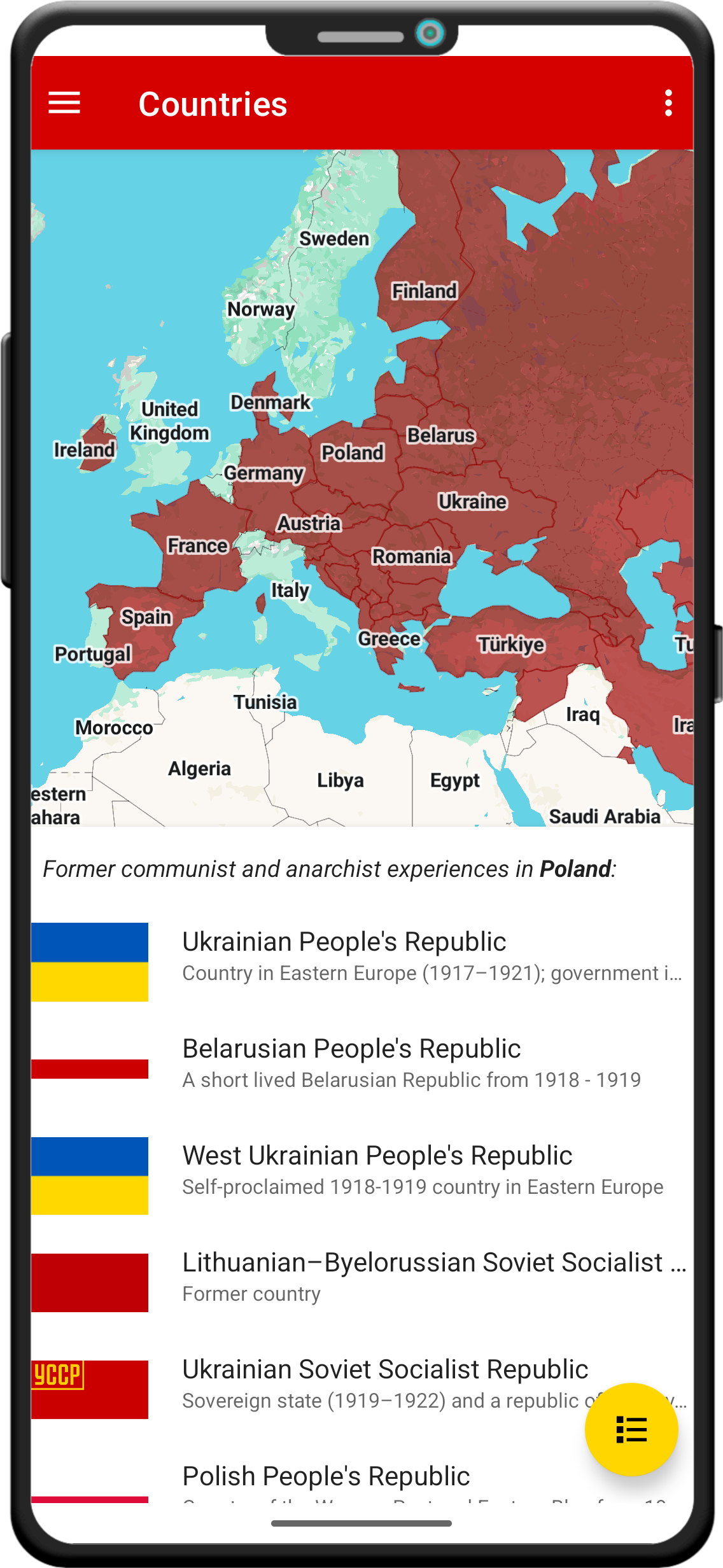 World of Communism app screenshot